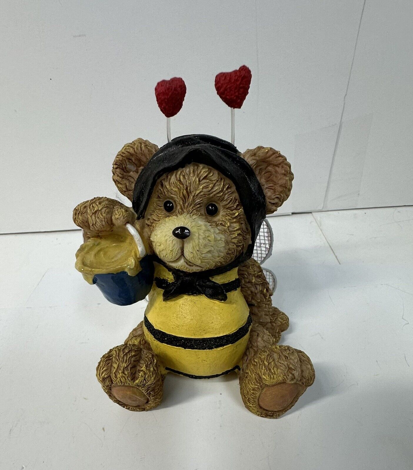 Caren B Bearlove Adorable Teddy Collecting Honey