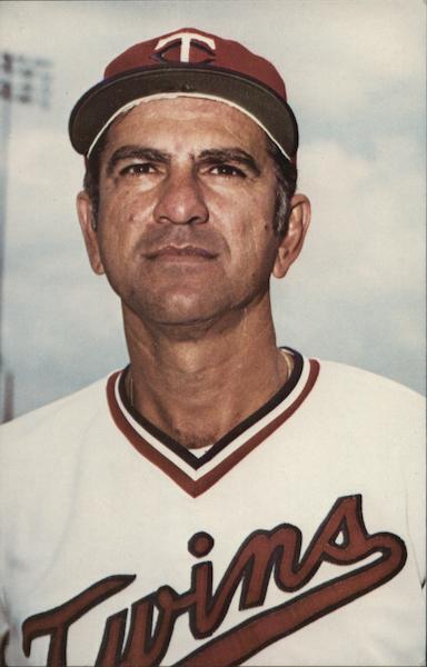Baseball Camilo Pascual-Coach,Minnesota Twins Chrome Postcard Vintage Post Card