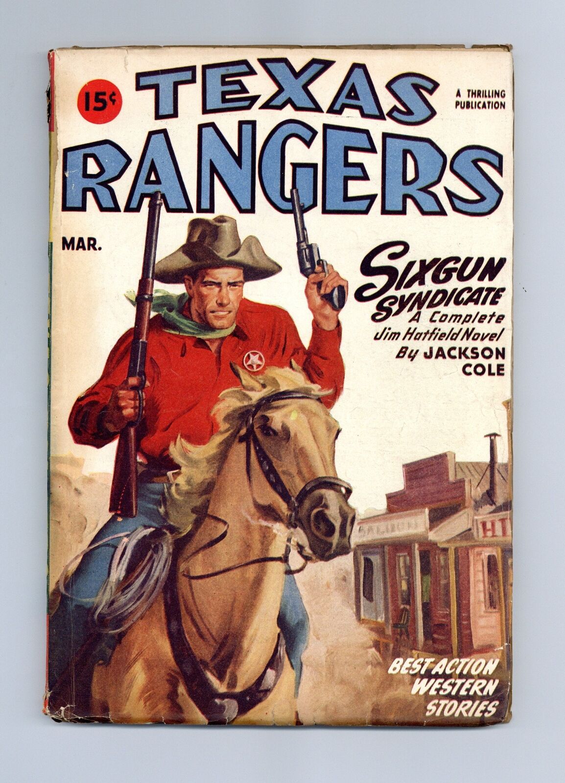 Texas Rangers Pulp Mar 1947 Vol. 26 #1 VG/FN 5.0
