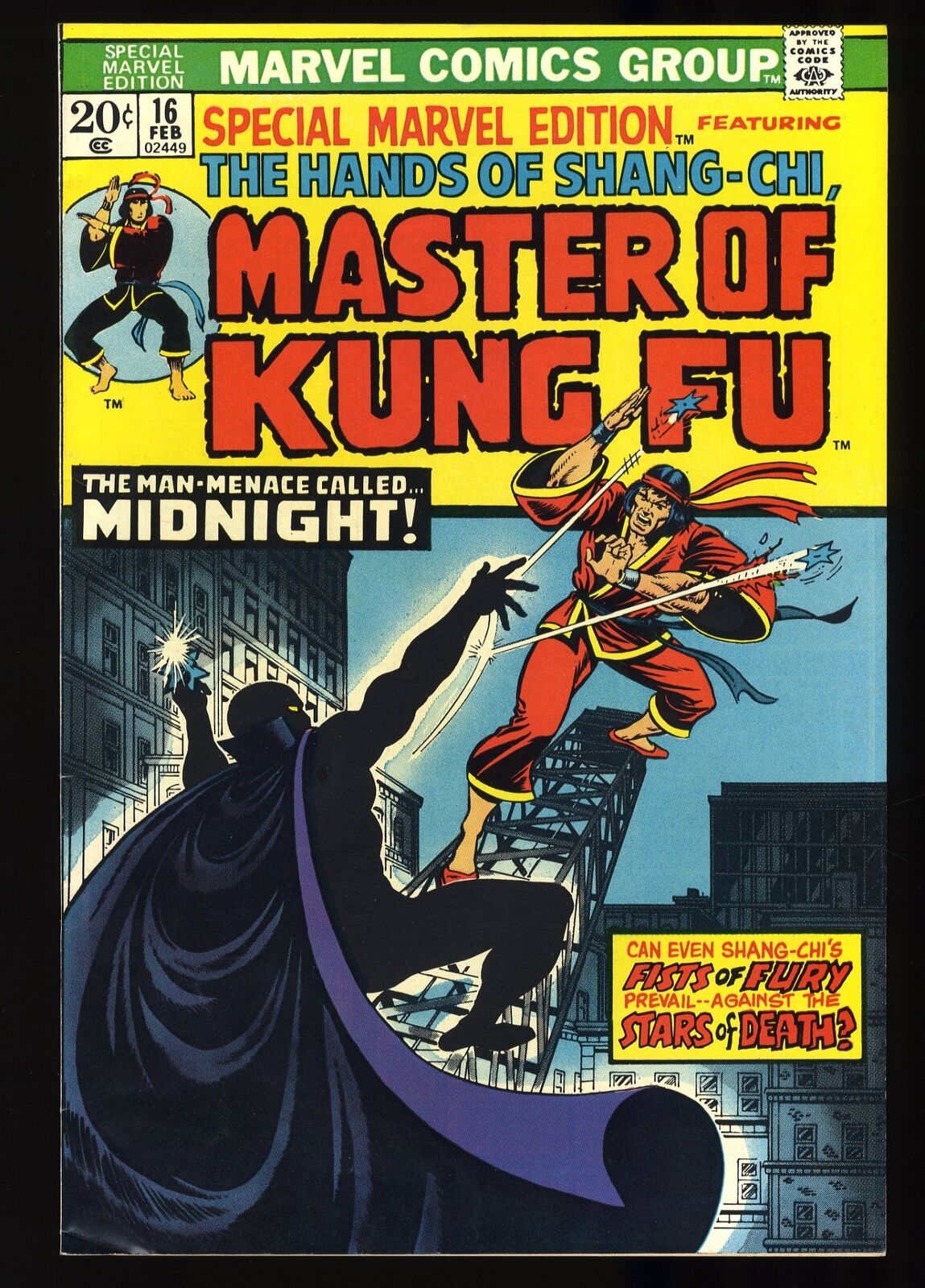Special Marvel Edition #16 VF/NM 9.0 1st Appearance Midnight Marvel 1974
