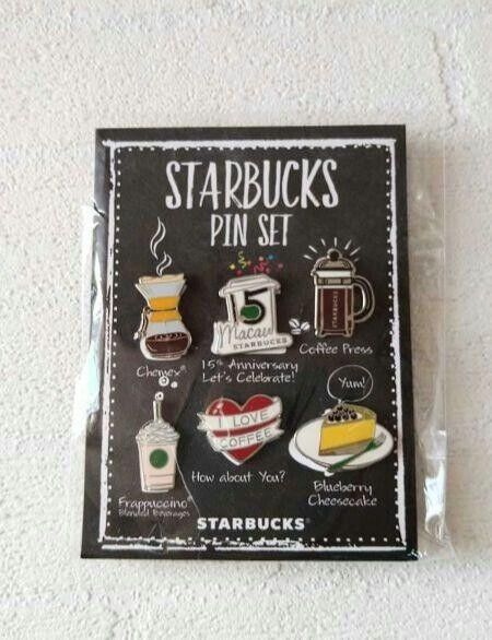 Starbucks pin badge set overseas limited 15th STARBUCKS R
