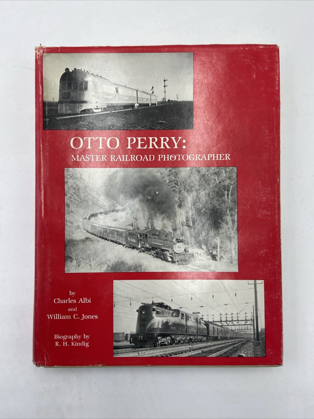 Otto Perry Master Railroad Photographer By Albi & William Jones w DJ 1st edition