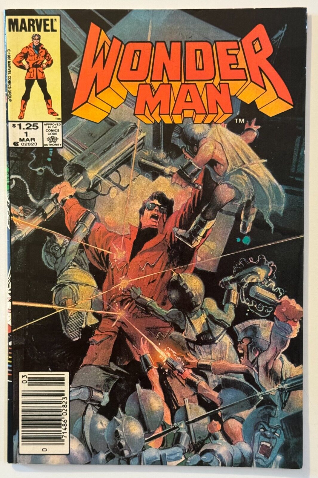 WONDER MAN 1 Marvel Copper Age Comic 1986 1st own title