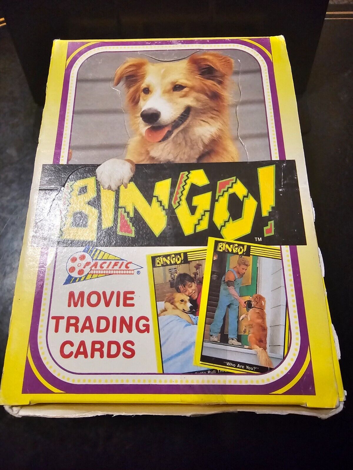 1991 Pacific Bingo Movie Trading Card Box 36 Packs 10 Cards In Each Pack