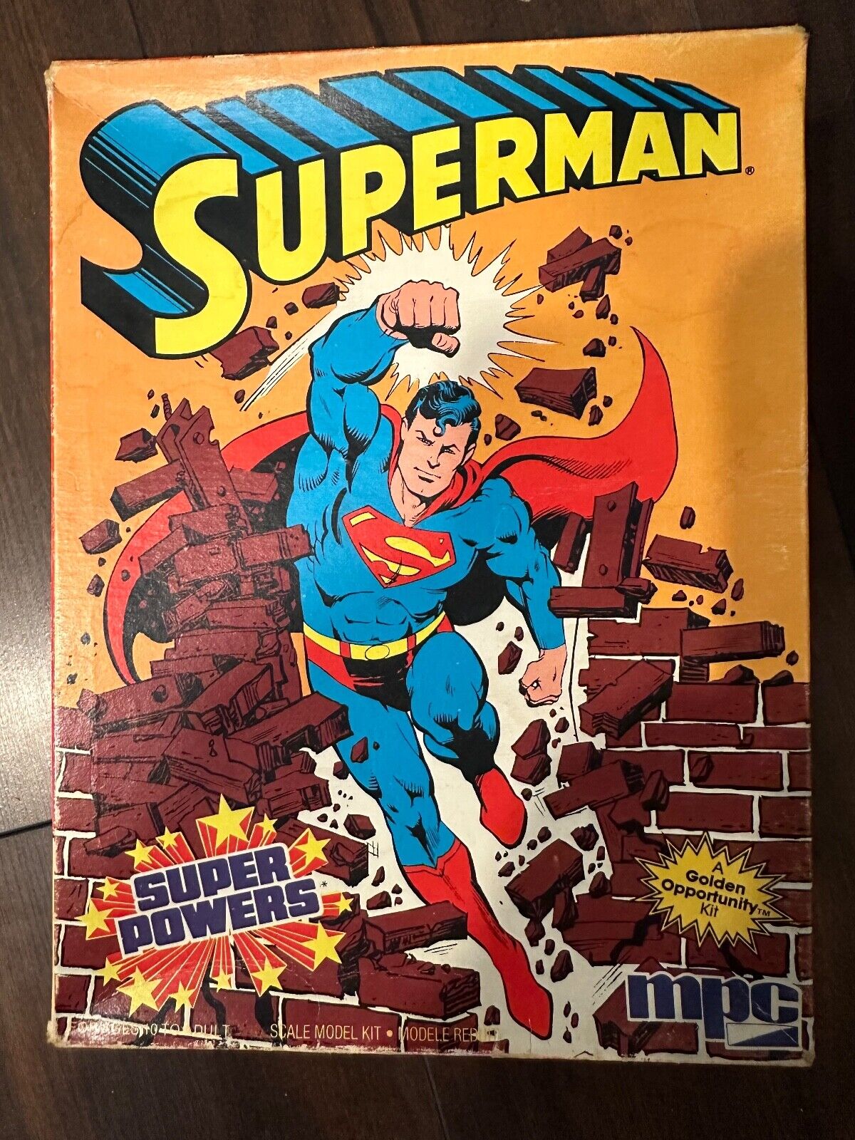 1984 Vintage Superman MPC Plastic Model Kit 1-1701