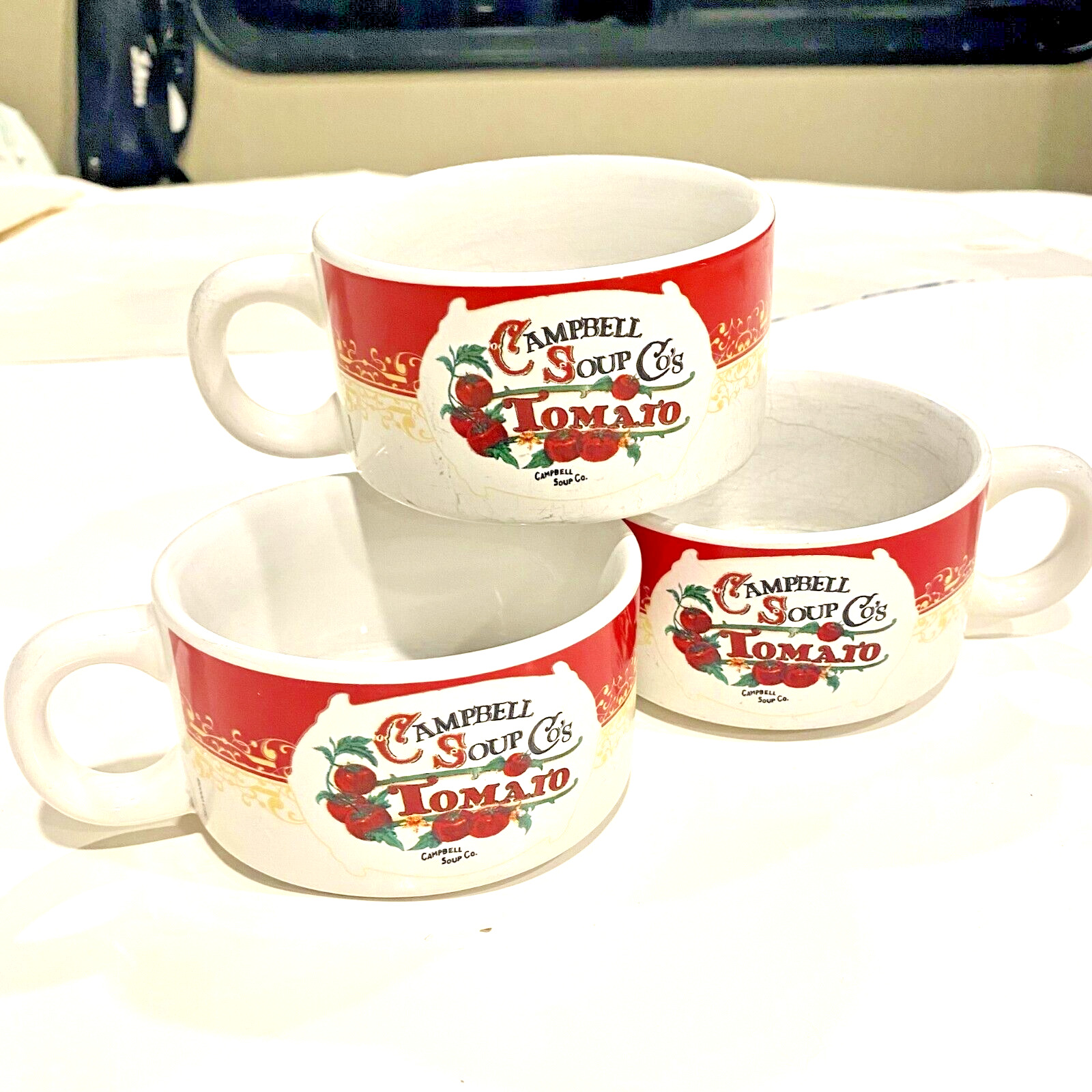 Lot of 3 Vintage Cambell’s Soup Mugs