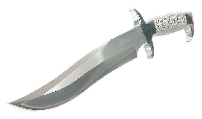 Gil Hibben's Big Highlander Fixed Blade Full Tang Bowie Knife & Sheath GH627