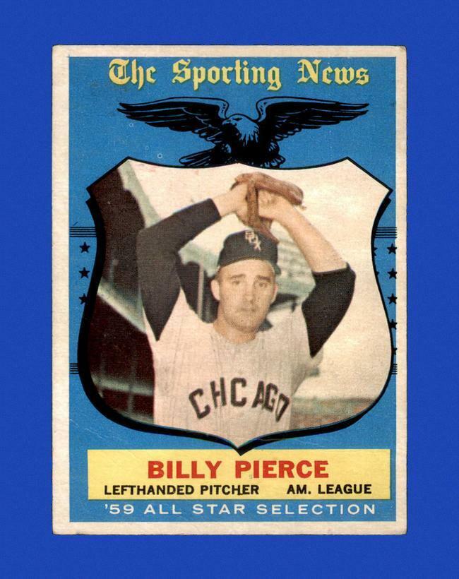 1959 Topps Set Break #572 Billy Pierce AS LOW GRADE (crease) *GMCARDS*