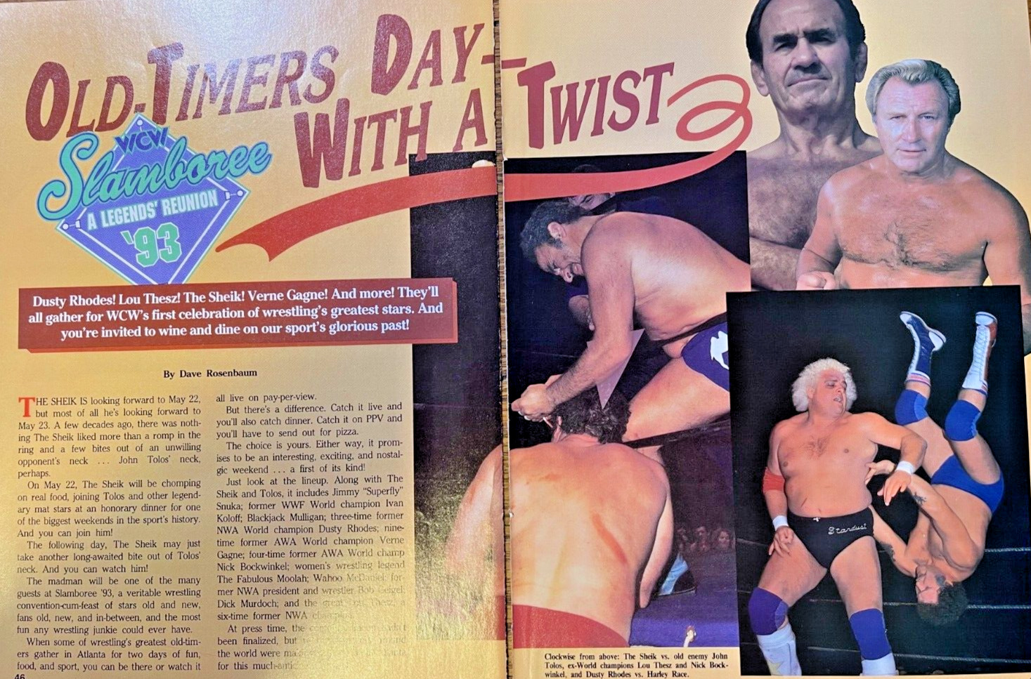 1993 Wrestling Legends Dusty Rhodes The Sheik Verne Gagne Nick Bockwinkel