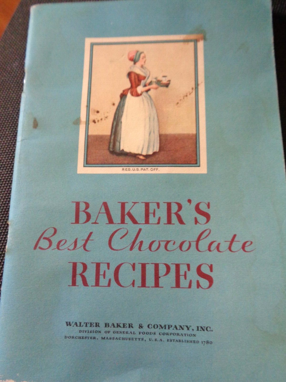 BAKER\'S BEST CHOCOLATE RECIPES  (1932) Walter Baker & Company 👀60 PAGES 
