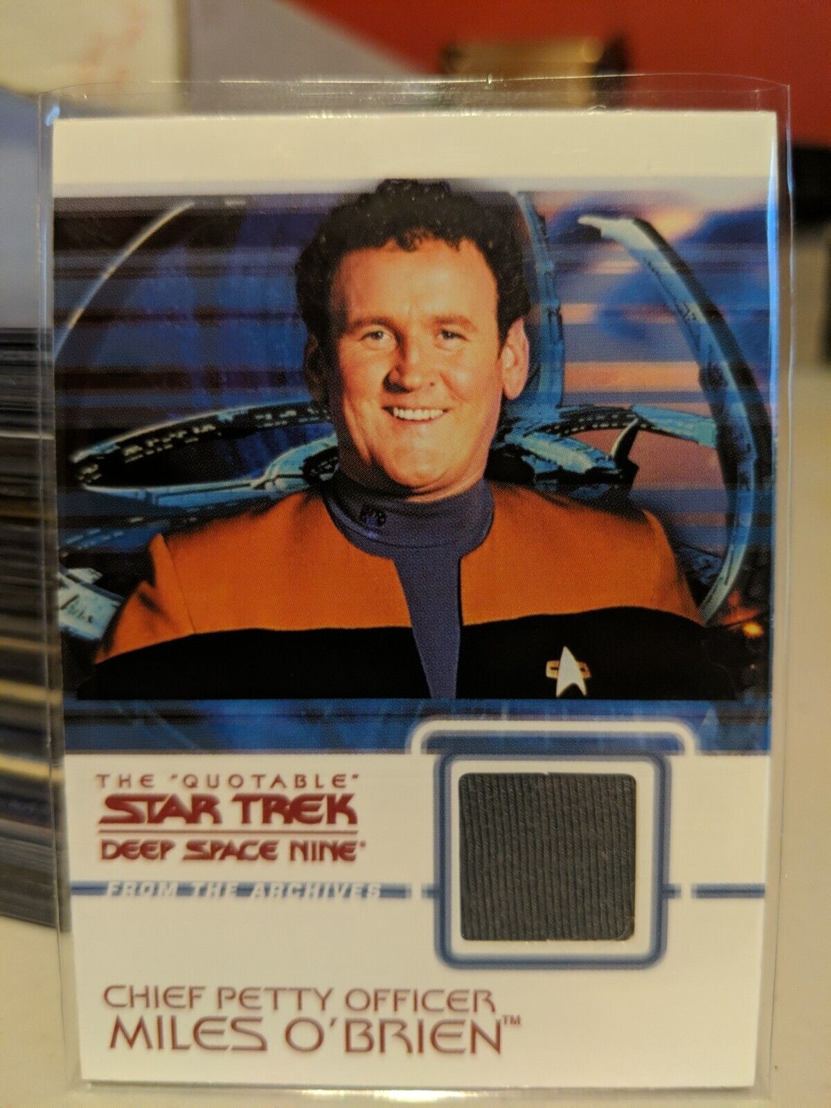 Quotable Star Trek DS9 Chief Miles O\'Brien C6 Costume Card Colm Meaney 2007 NM 