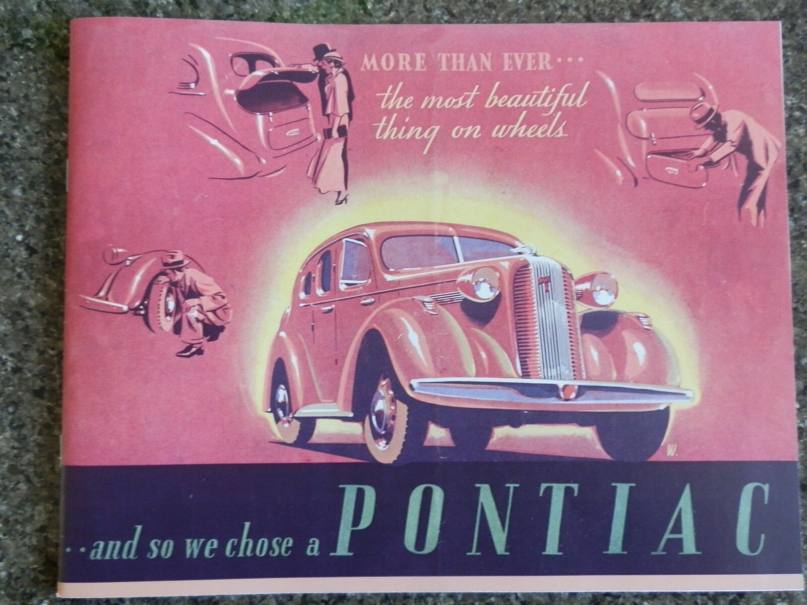 1936 PONTIAC SALES BROCHURE  \'\' GMH AUSTRALIAN \'\'  