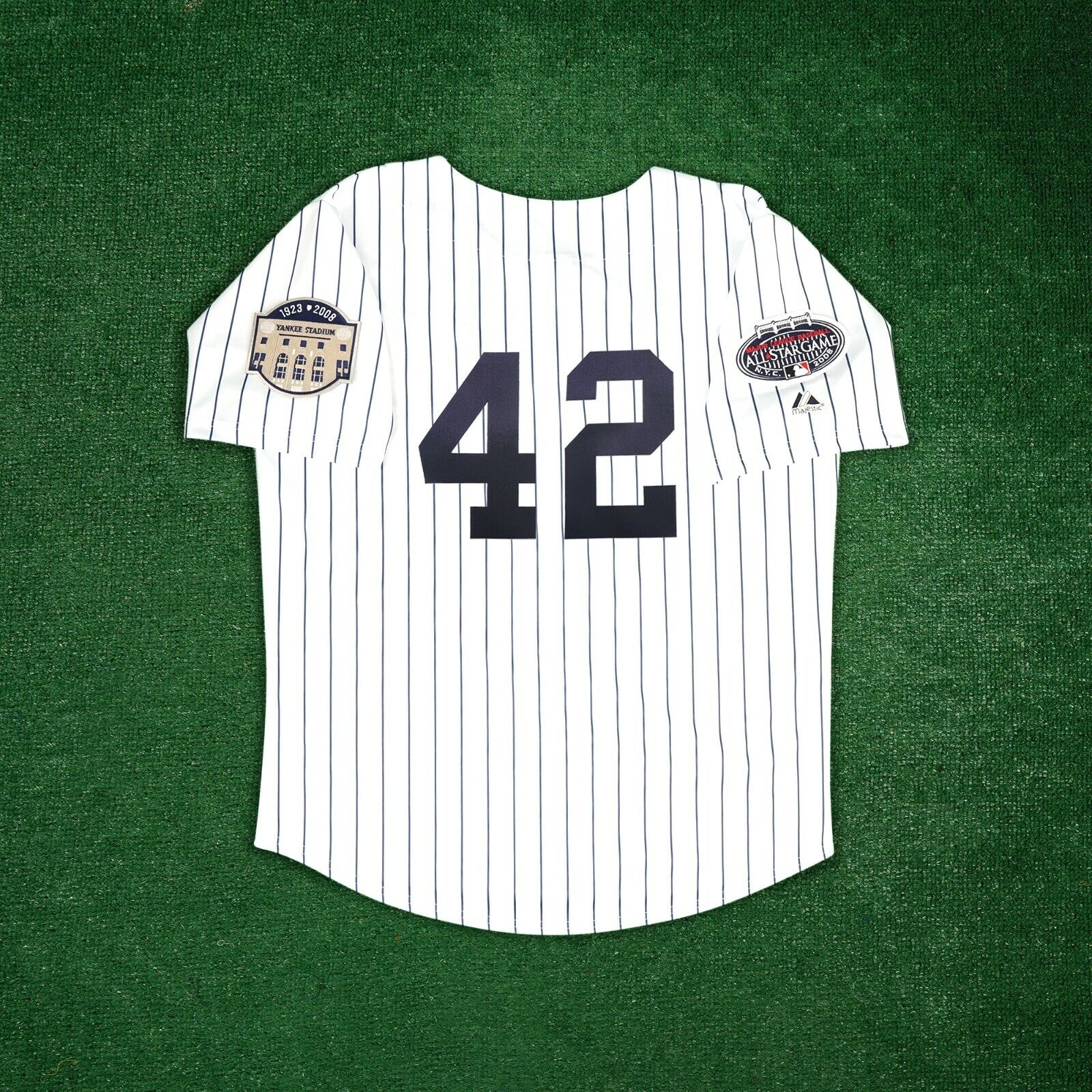 Mariano Rivera 2008 New York Yankees Men\'s Home White Jersey w/ All Star Patch