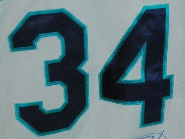 Felix Hernandez 2007 Seattle Mariners Game Used Signed Autograph Road Jersey CFS