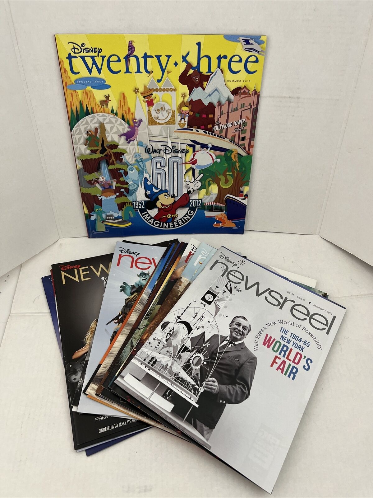 Disney Twenty-Three D23 Magazine, Summer 2013, 60 Years  Plus 23 Newsreel Mags