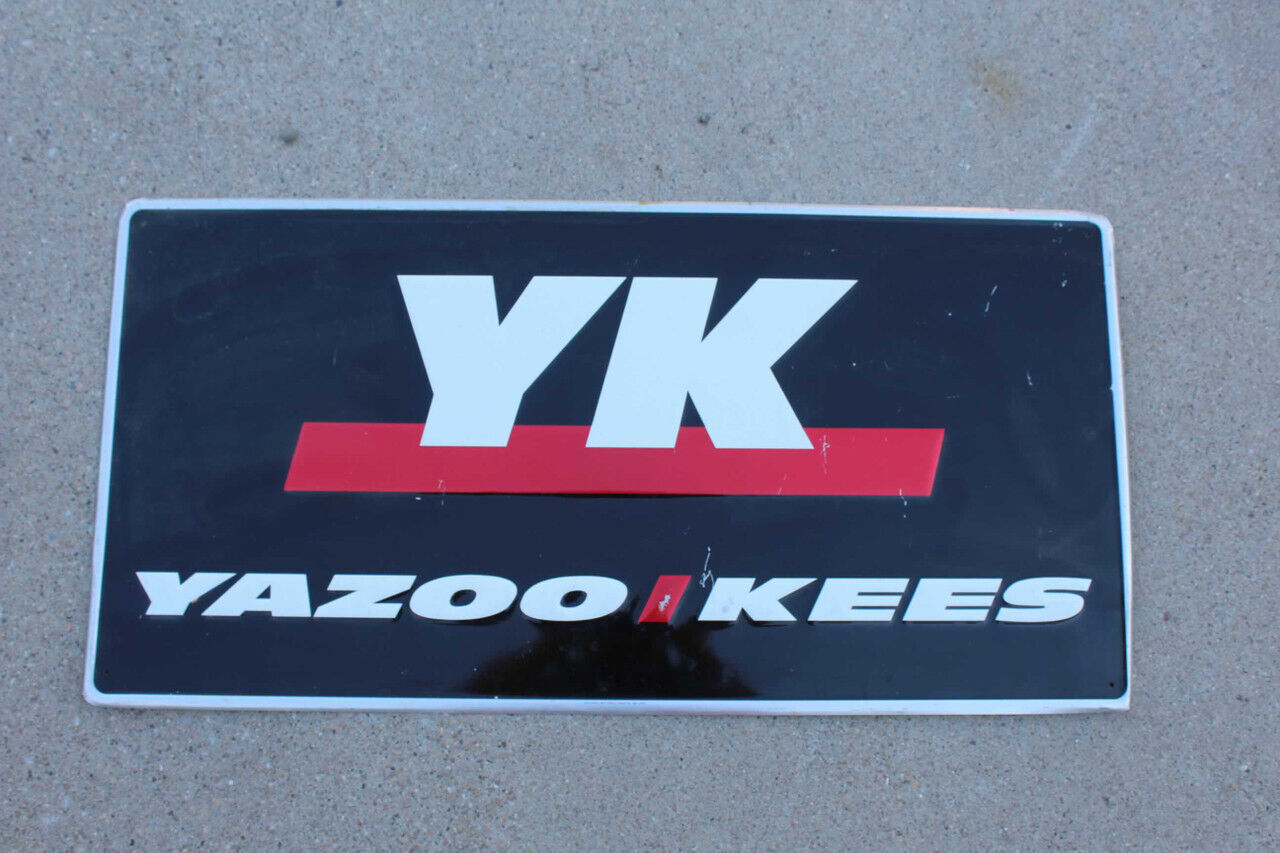Vintage Yazoo Kees Power Equipment Lawn Mower Advertising Sign