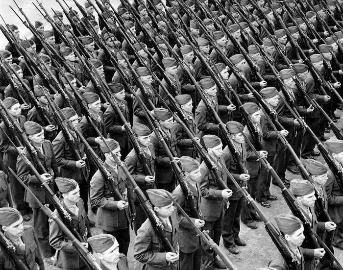 8x10 Print Marines Marching Parris Island 1941 #MA32