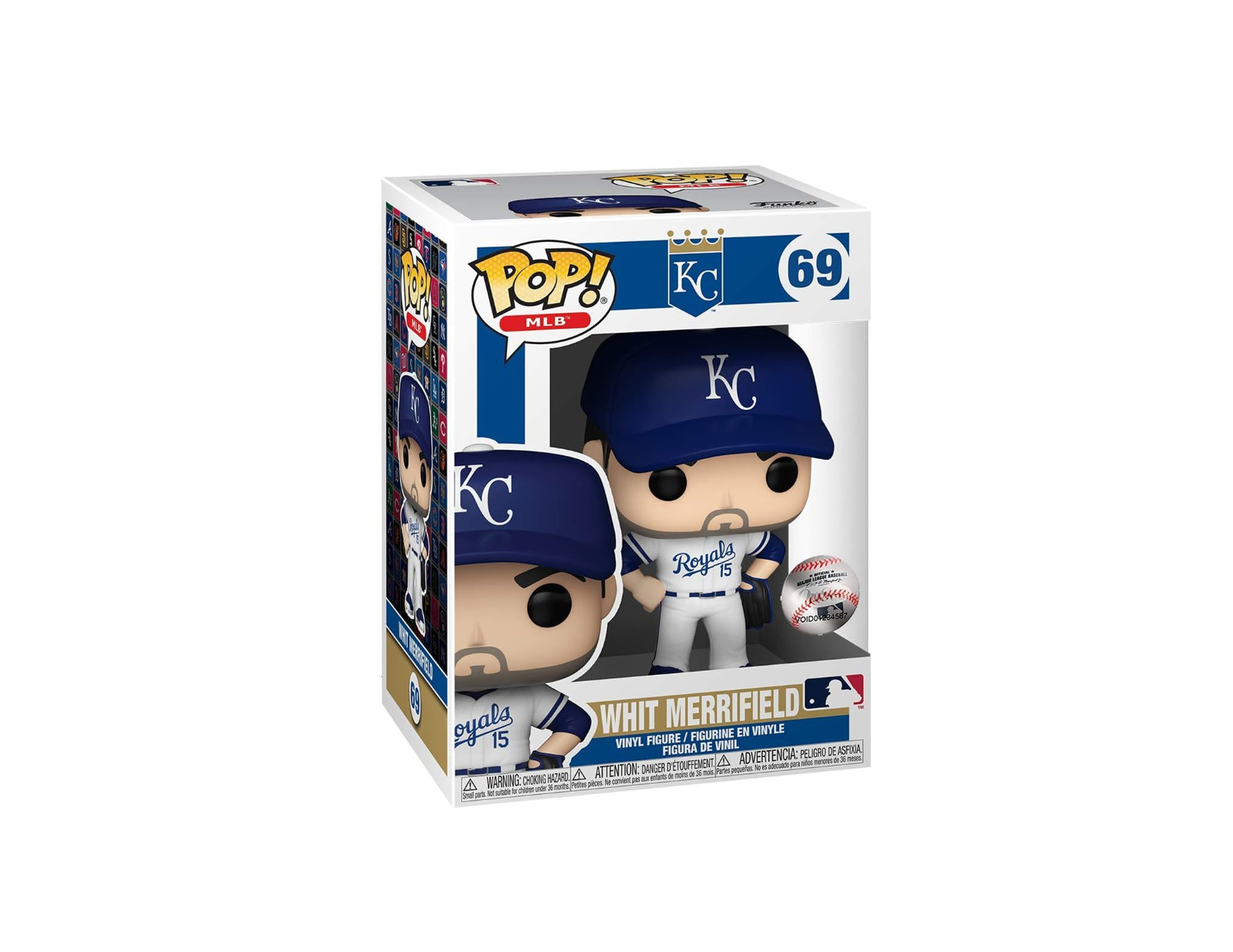 Funko POP MLB - Royals - Whit Merrifield #69 with Soft Protector (B2)