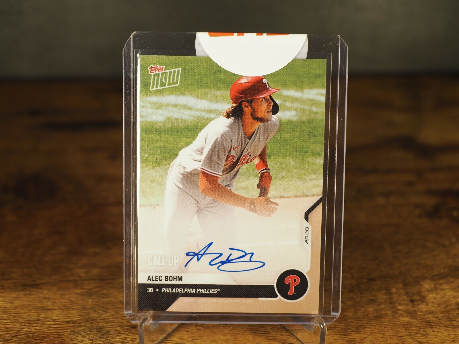 ALEC BOHM CALL-UP RC Topps Now 2020 ON CARD AUTO TOPPS EXCLUSIVE CUSTOMER SET 