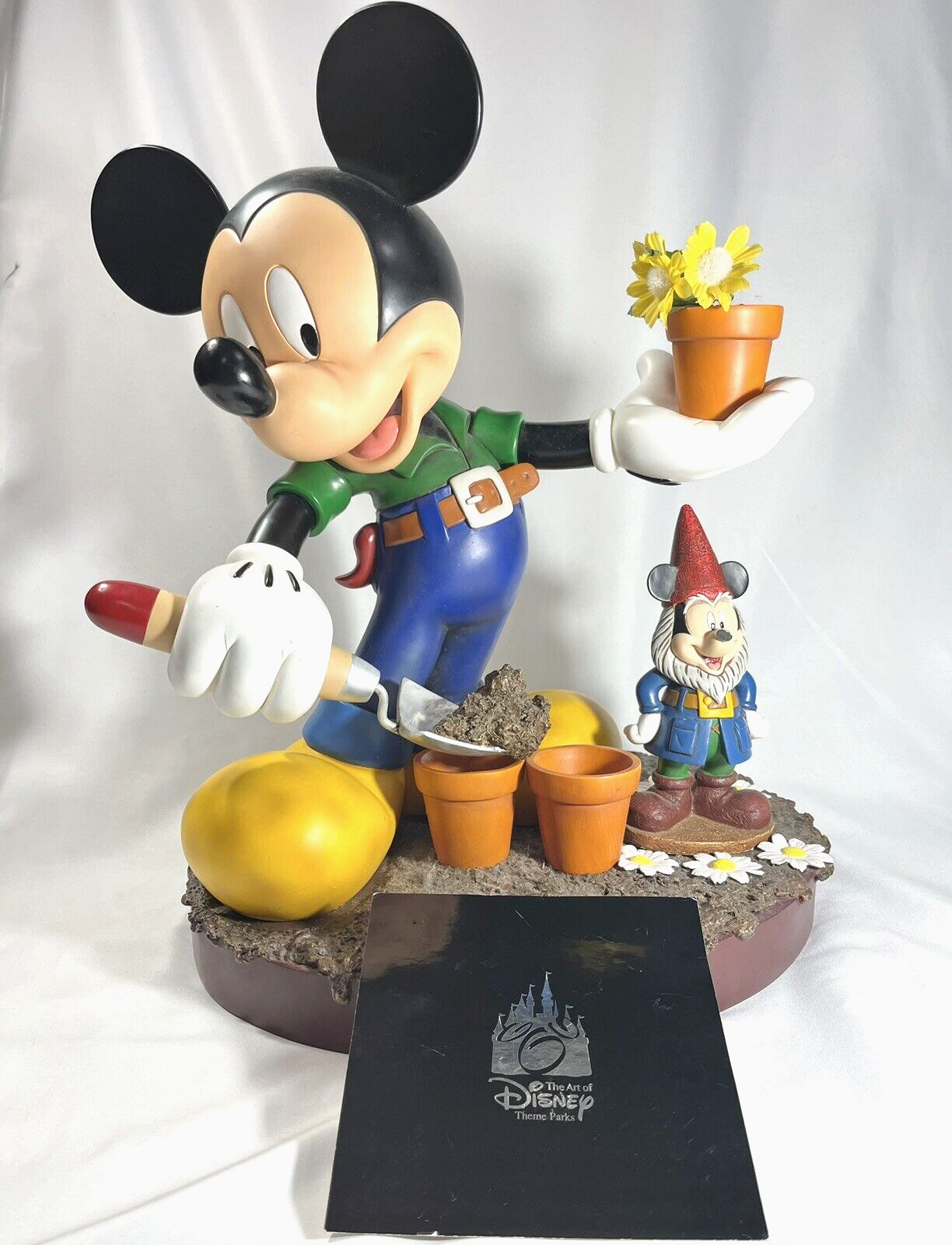 The Art of Disney Theme Parks Gardening Mickey by Randy Noble Limited Edition