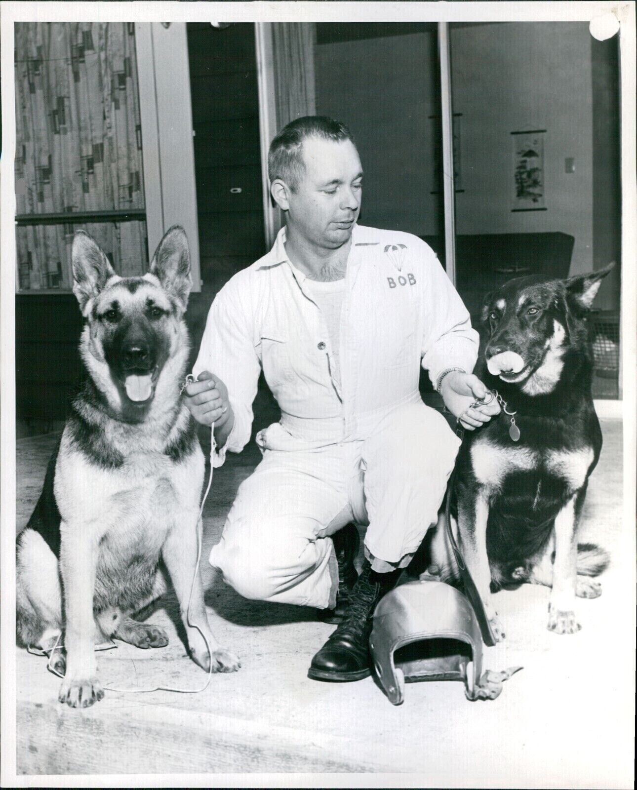 1962 Bob Heale Prince Captain Dogs Cute Vintage Uniform Inside Tongue 8X10 Photo