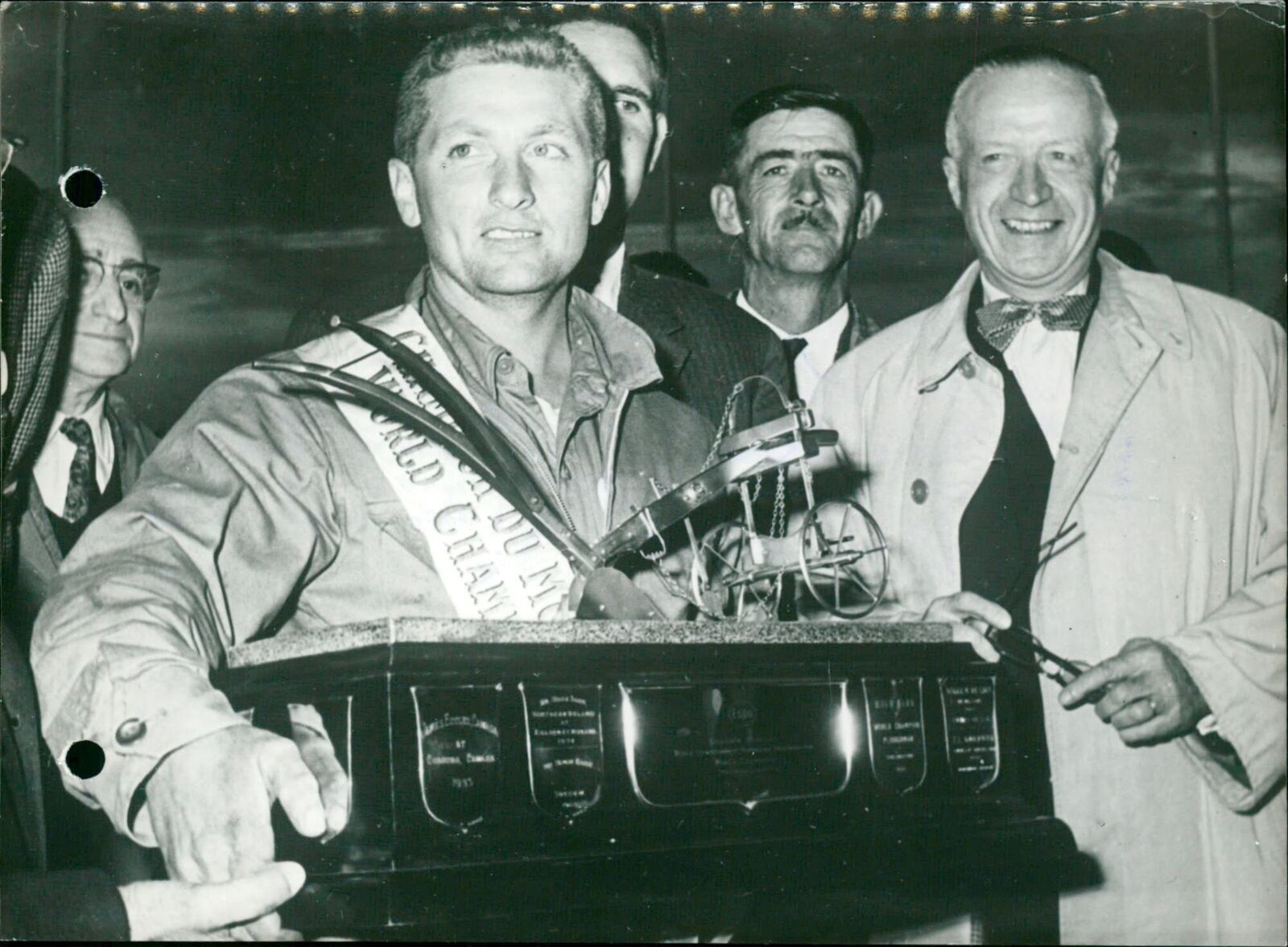 William Dixon, World Champion plowing and M. Pi... - Vintage Photograph 3436007