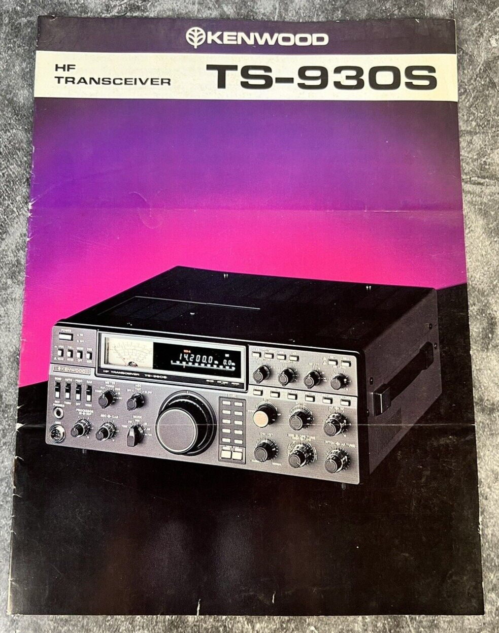 KENWOOD  TS-930S  HF Transceiver Brochure, Ham Radio - Vintage Original