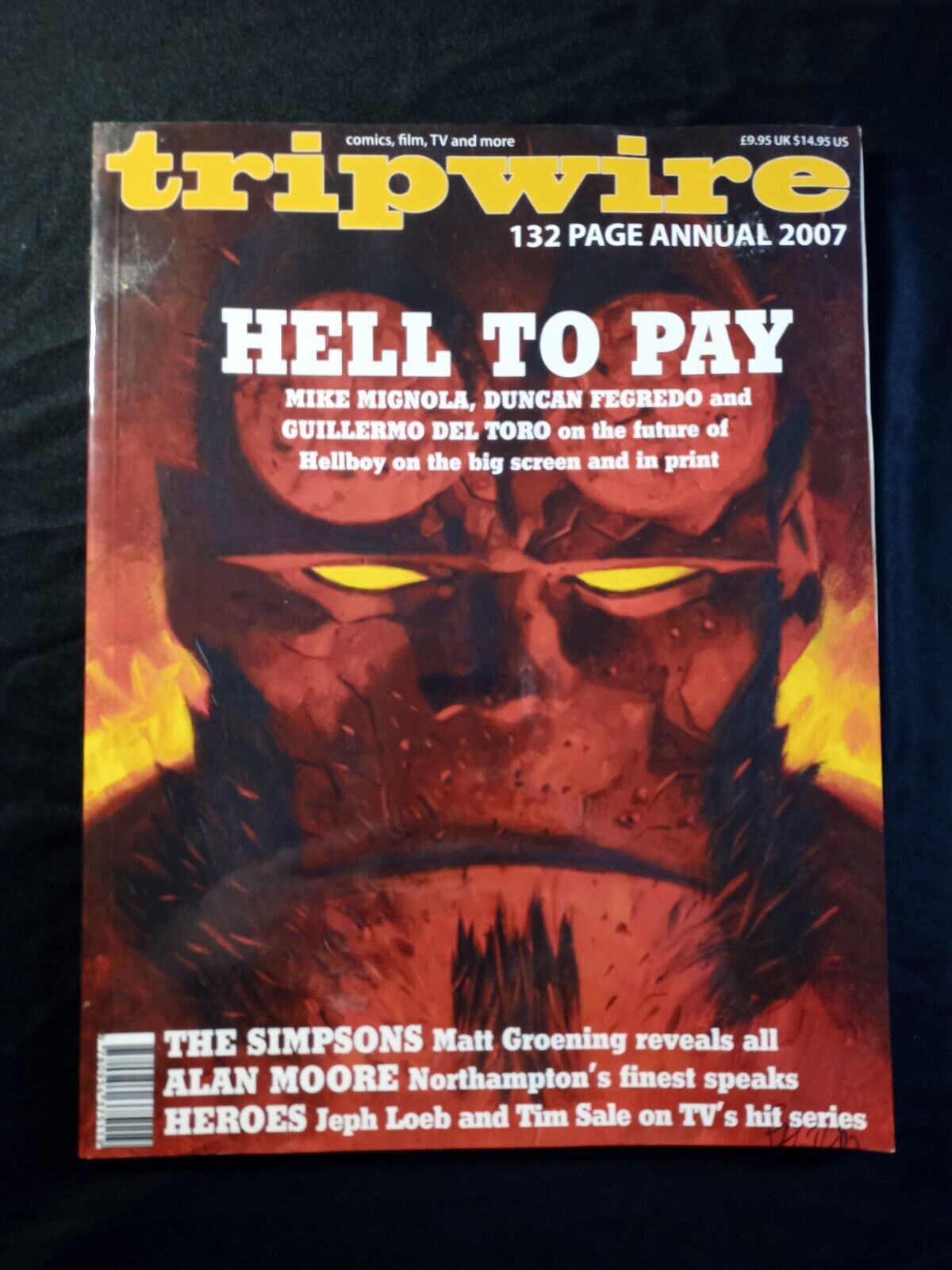 TRIPWIRE Magazine Annual (2007) Hellboy Mike Mignola - Alan Moore UK