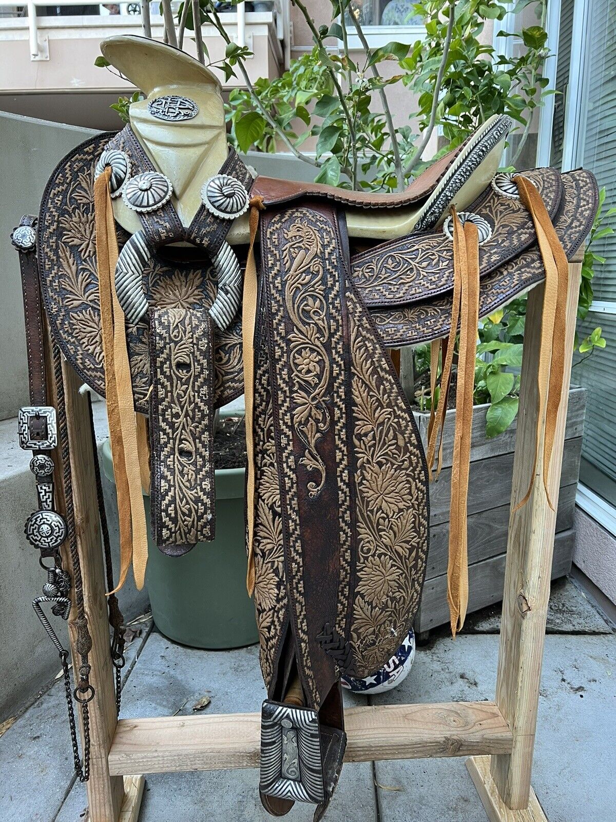 Antique Mexican Saddle