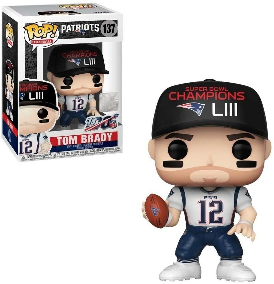 IN STOCK Funko - POP NFL: Patriots - Tom Brady (Super Bowl Champions LIII) New