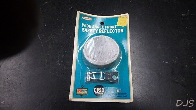 NOS KMART CAT EYE SCHWINN BICYCLE REFLECTOR WIDE ANGLE FRONT 