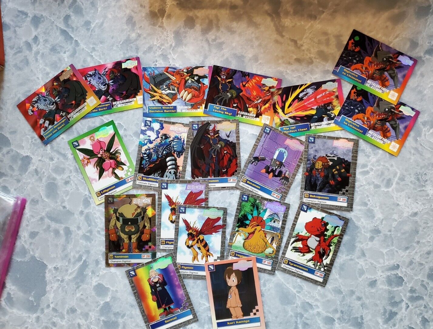 Digimon 2000 Upper Deck Animated Series Cards - 21 Cards Total