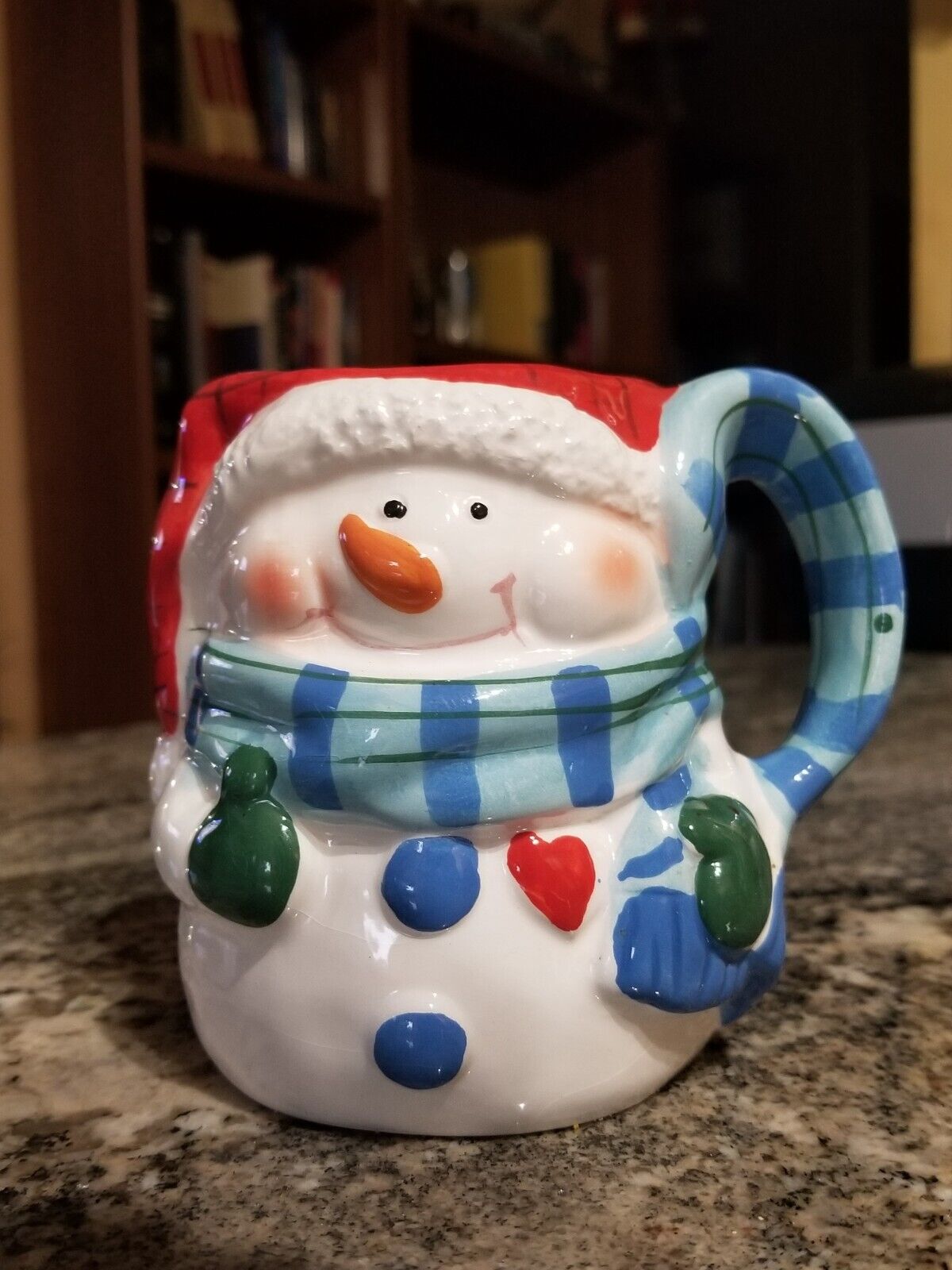 Dolomite Santa Christmas Snowman Ceramic Mug 12 oz.  NEW