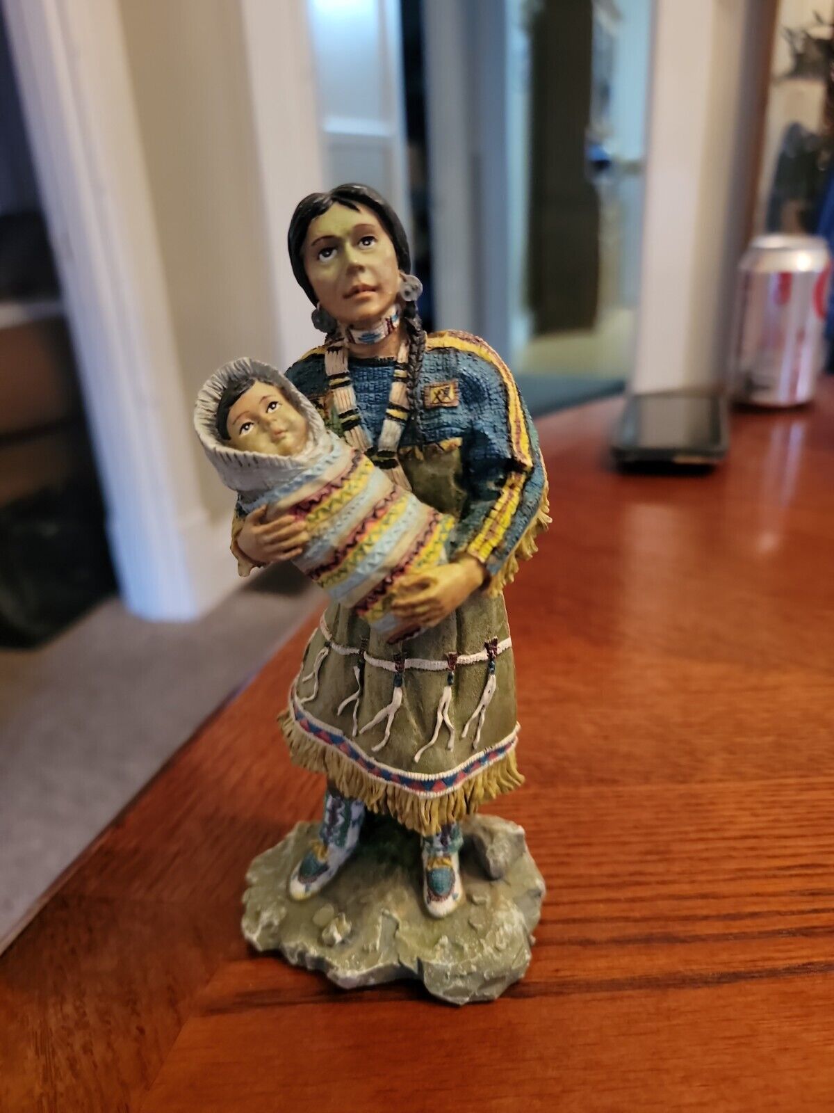 Vintage The First Americans ~ Circle of Life ~ Russ Berrie Woman Child Baby