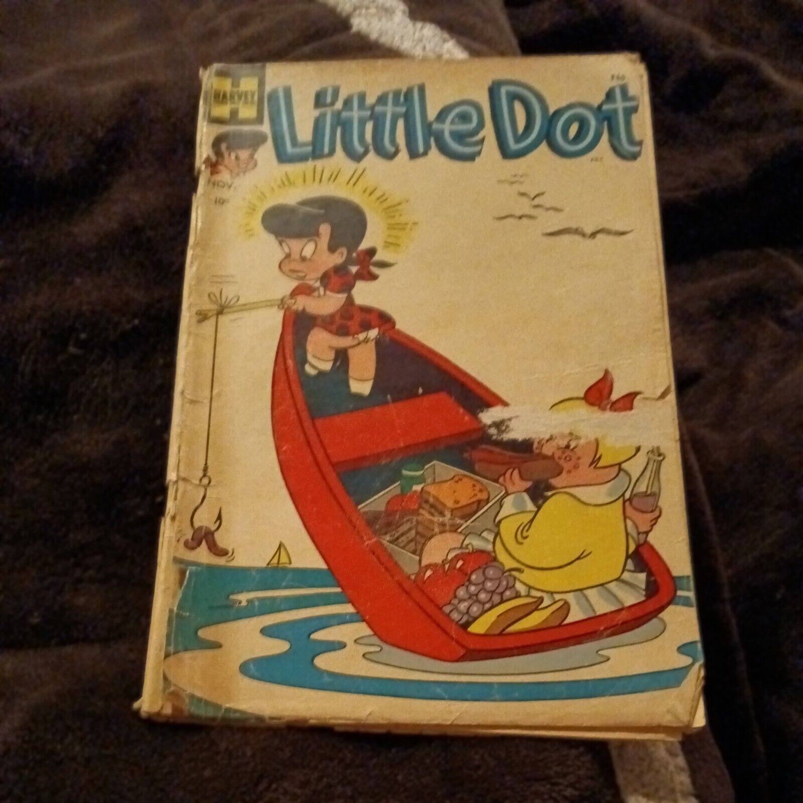 Harvey Comics Little Dot #8 1954 pre-code Richie Rich appearance 1st first print