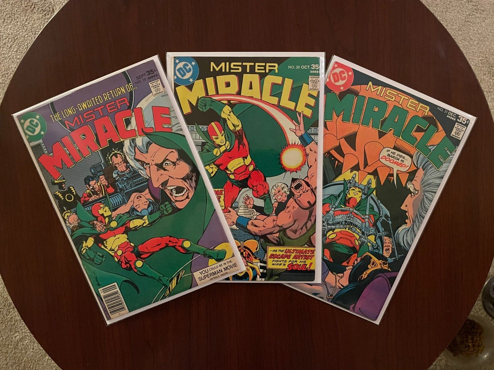 Mister Miracle #19 #20 & #21 (DC 1977) Darkseid Marshall Rogers 7.0 F/VF