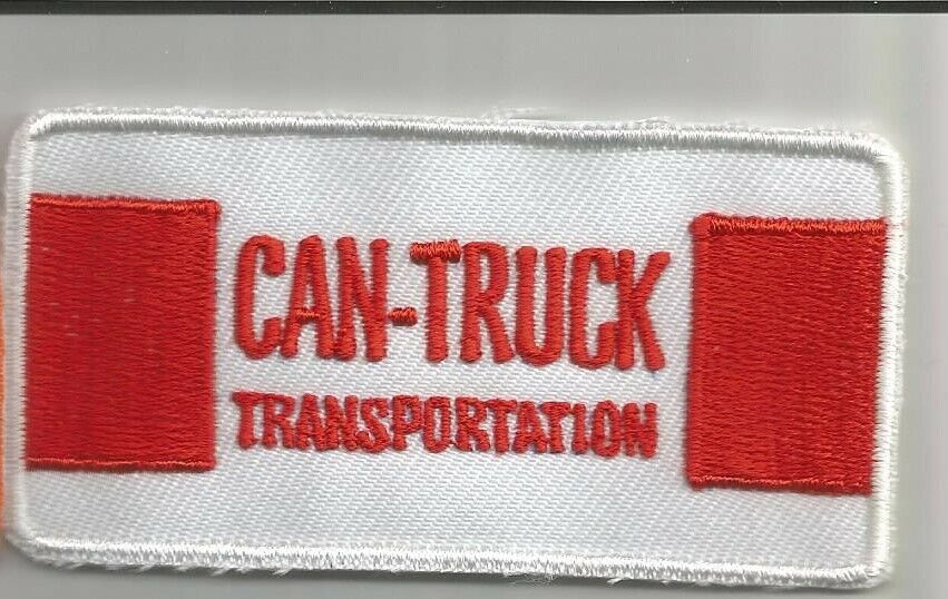Can Truck Transportation truck driver patch 2 X 4 #3829