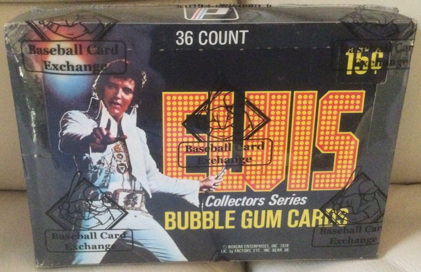 1978 Donruss - ELVIS, Collector Series Wax-Pack Box - BBCE Authenticated