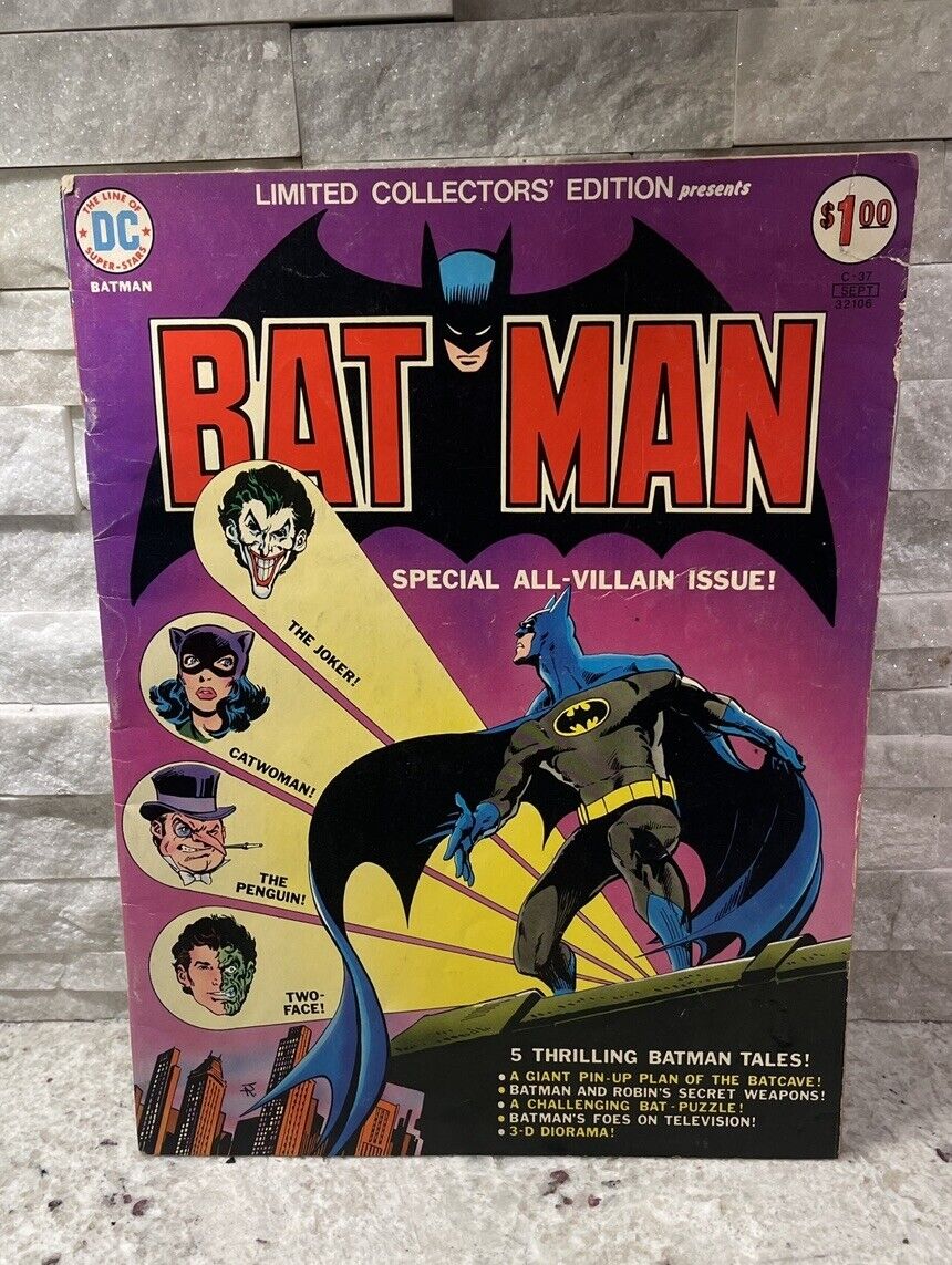 Batman Ltd. Collector\'s Edition No. C-37, Special All-Villain Issue Mid Grade