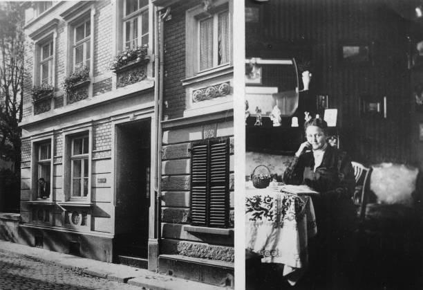 The restaurant owner Aennchen Sibilla Schumacher which got famous - Old Photo