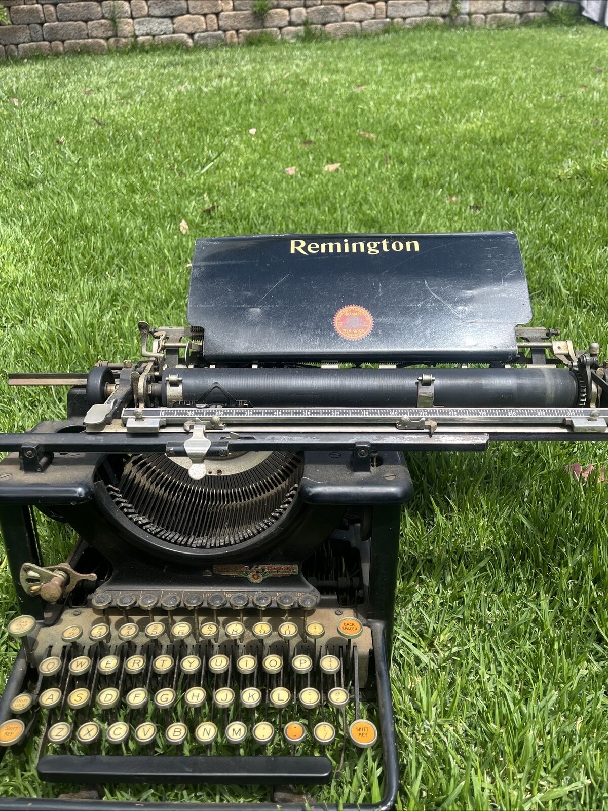 Antique 1920's Remington No. 12 Standard Correspondence Desktop Typewriter