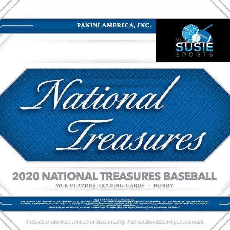 Arizona Diamondbacks2020 Panini National Treasures Baseball Full Case 4x Break 