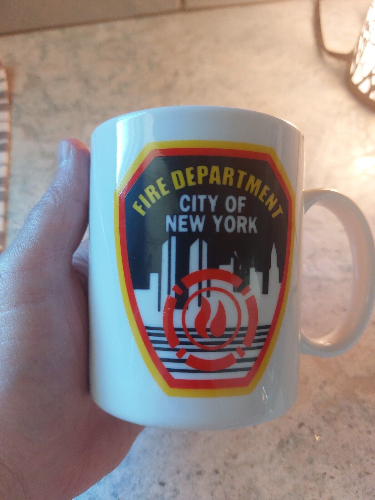 FDNY City of New York Fire Dept Coffee Mug ,  Great NYFD. Collectible 