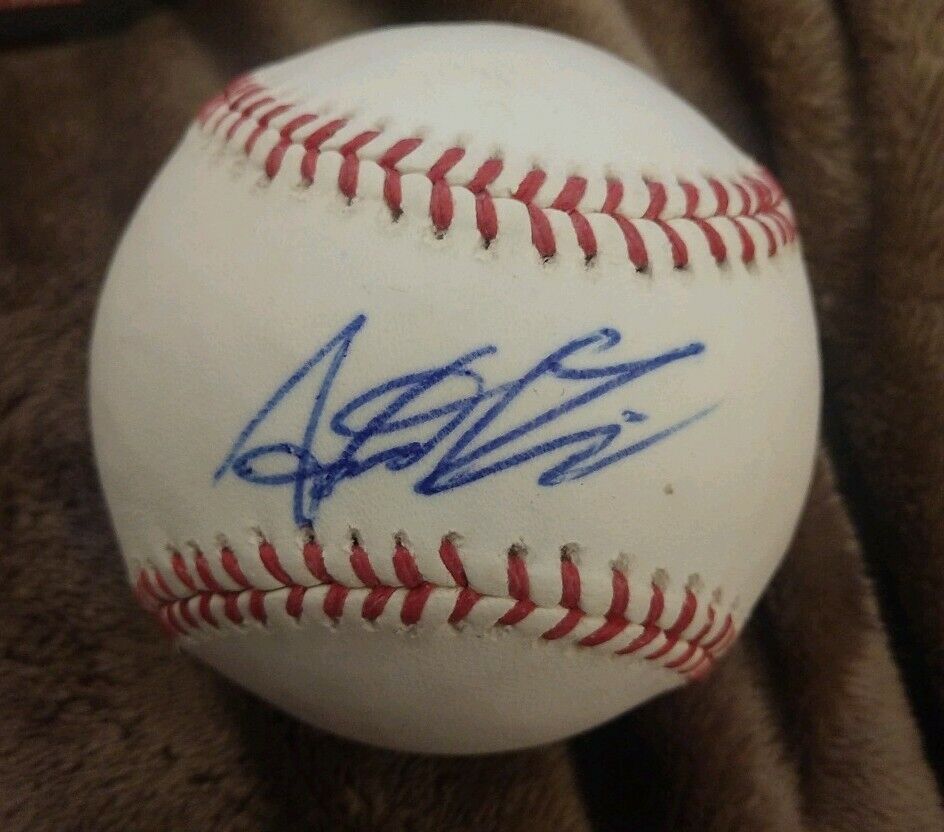 AUSTIN ROMINE SIGNED OFFICIAL MLB BASEBALL TIGERS YANKEES W/COA+PROOF RARE WOW