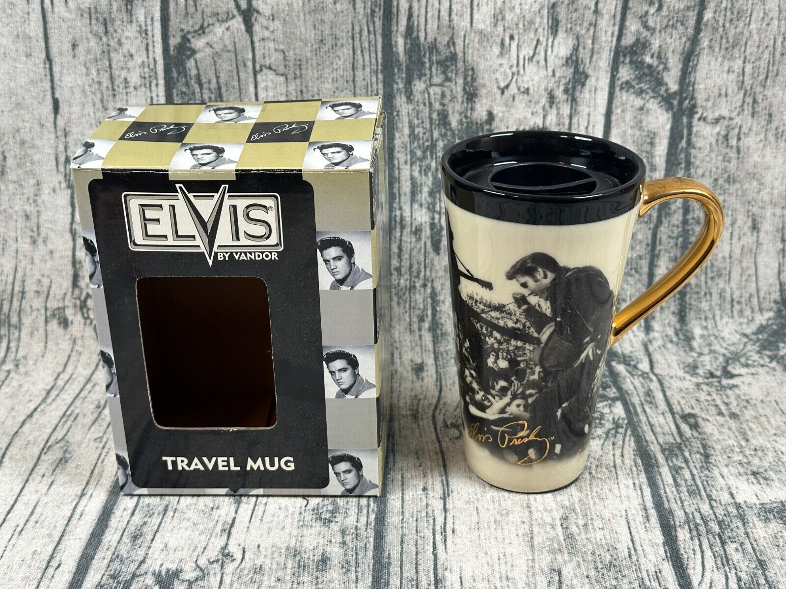 Elvis Presley Ceramic Travel Mug