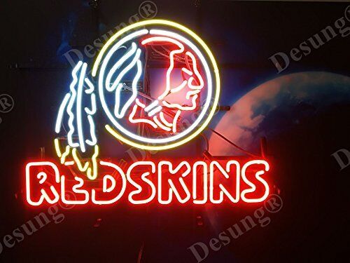 CoCo Washington Redskins Logo Neon Sign Light  24\