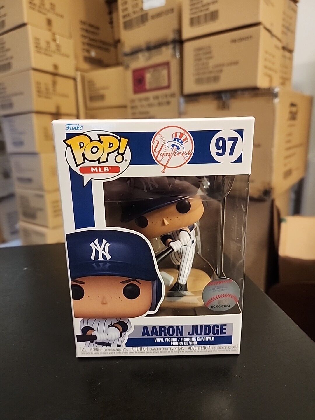 AARON JUDGE  Funko POP MLB: New York Yankees Vinyl Figure #97 Mint - Ships Now