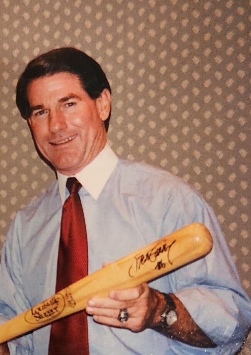 Steve Garvey #6 LA  Dodgers Autographed Louisville Slugger 180 Bat & Photo
