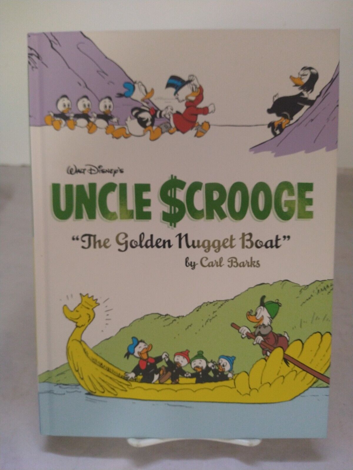 Carl Barks Walt Disney's Uncle Scrooge The Golden Nugget Boat Hardcover New