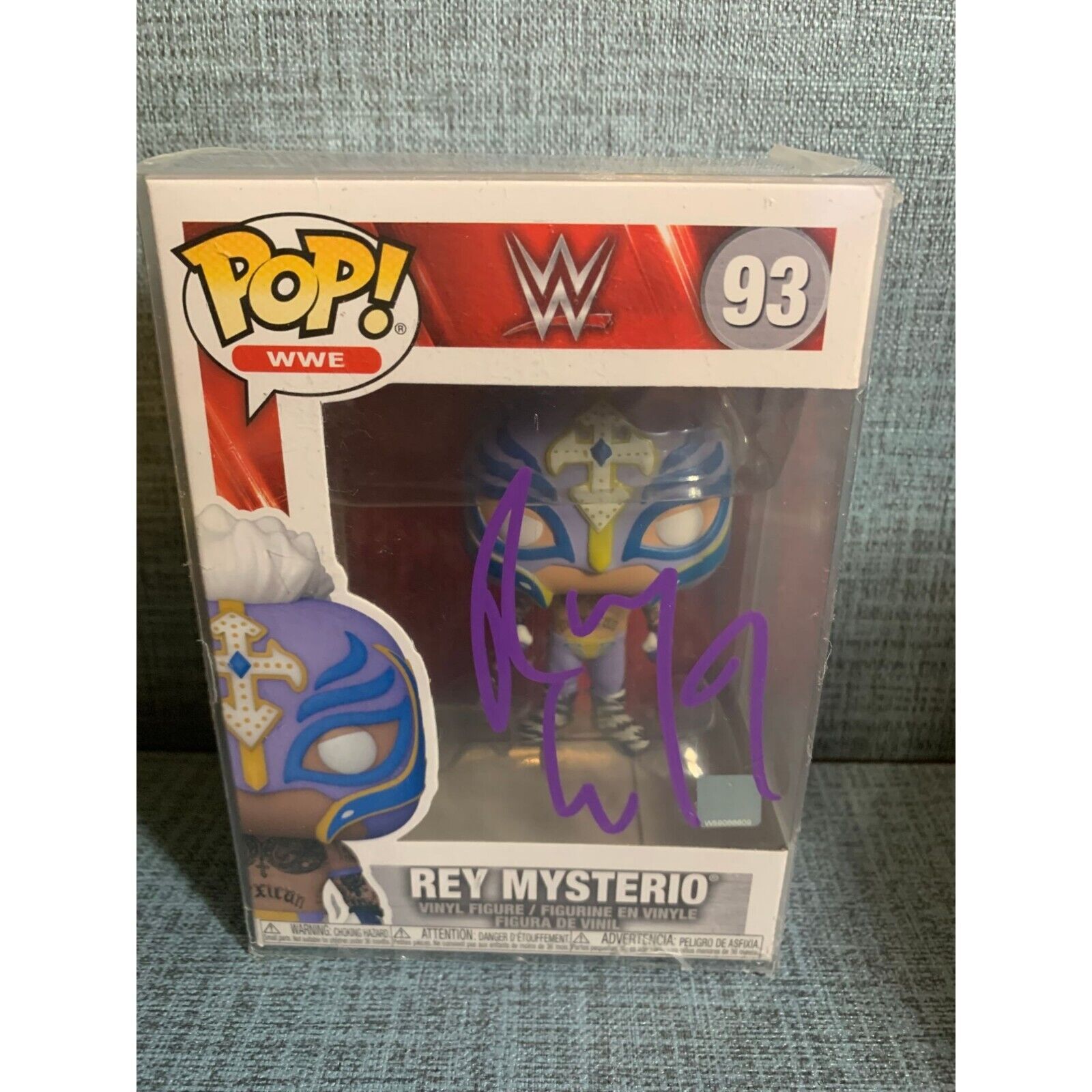Funko Pop Signed WWE Rey Mysterio #93